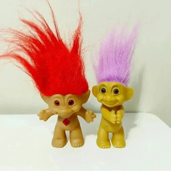 2 vintage Russ trollz dolls - Picture 1 of 5